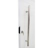 Porta Lambril de Alumínio Direita 210 x 80cm com Visor Linha Veneza Esquadrias Bergamo - 7