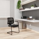 Ver imagem 3 de Cadeira Escritório Interlocutor Fixa Ergonômica NR17 Tela Mesh Brizza