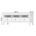 Ver imagem 3 de Rack para Tv até 65 Polegadas Indiana 3 Gavetas Branco - Henn