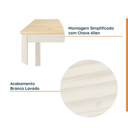Mesa de Jantar 4 Lugares Madeira Maciça Mandacaru CabeCasa MadeiraMadeira - 5