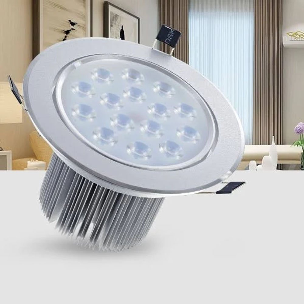 Luminária Lâmpada LED 18W Painel Direcionável Embutida Alta Potência - 2
