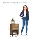 Ver imagem 3 de Gaveteiro 2 Gavetas com Rodízio Byte