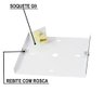 Kit 2 Arandelas Slim 2 Frisos 2 Focos Moderna G9 Externa + 2 Lâmpadas LED G9 5W Mf103 - Mega Forte - 3