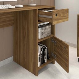 Mesa Para Escritório 1 Porta E 1 Gaveta Maceio - 2