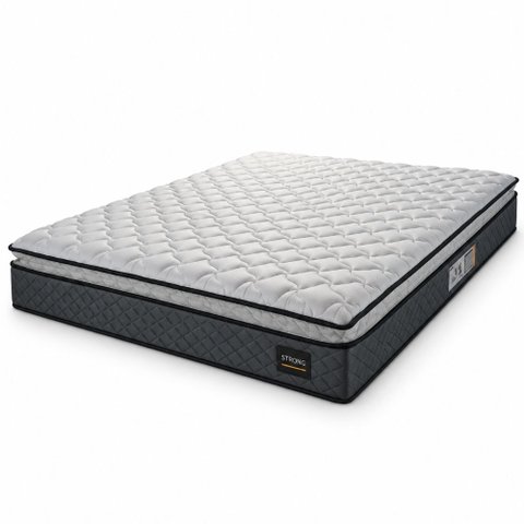 Colchão Casal Hellen Strong Pillow Top D45 138x188x24cm Cinza