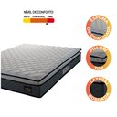 Ver imagem 4 de Colchão Casal Hellen Strong Pillow Top D45 138x188x24cm Cinza