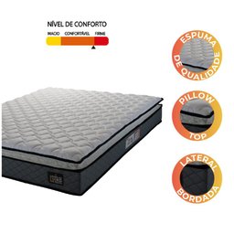 Colchão Casal Hellen Strong Pillow Top D45 138x188x24cm Cinza - 4