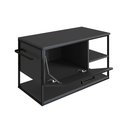 Ver imagem 4 de Gabinete Suspenso para Banheiro 80cm P1007 sem Cuba Preto/Grafite