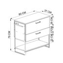 Ver imagem 4 de Gabinete para Banheiro 80cm Paricel 1 Porta e 1 Gaveta