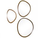 Ver imagem 1 de Kit 3 Espelhos Decorativos Orgânicos In House Decor