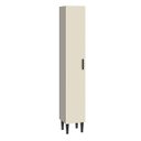 Ver imagem 1 de Armário Paneleiro para Cozinha Max 33 X 195 Cm 1 Porta Mdp Cinza Champanhe - Clicklar
