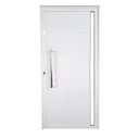 Ver imagem 2 de Porta Lambril de Alumínio 210 X 80cm com Visor Linha Veneza Esquadrias Bergamo Abertura Esquerda