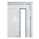 Ver mais imagens de Porta Lambril de Alumínio 210 X 80cm com Visor Linha Veneza Esquadrias Bergamo Abertura Esquerda