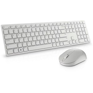 Kit Teclado e Mouse sem Fio Dell KM5221W Wireless Pro - ABNT2 - 1600dpi - Receptor USB - Branco