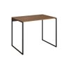 Mesa para Escritório Industrial Base Ferro Preto Tampo Mdp Amêndoa 90x50 - 1