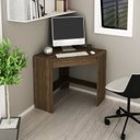 Ver imagem 3 de Escrivaninha de Canto com 1 Gaveta, Armário Baixo e Armário Alto