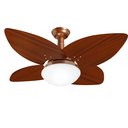 Ver imagem 1 de Ventilador de Teto Jet Aspen Venti-delta Cobre 4Pás Rádica Mogno 110 V