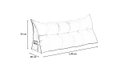 Ver imagem 4 de Almofada Cabeceira Ana Cama Casal 140cm Suede Cinza Ms Decor
