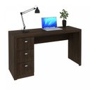 Ver imagem 6 de Kit 3 Peças com Escrivaninha 3 Gavetas ME4102 e 2 Estantes para Escritório ME4104