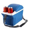 Mini Refrigerador Portátil 8L Resfriamento Aquecimento 65°C Azul 12V Compacto Frigobal Viagem Carro  - 1