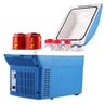 Mini Refrigerador Portátil 8L Resfriamento Aquecimento 65°C Azul 12V Compacto Frigobal Viagem Carro  - 2