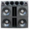 Caixa com 4 Woofer Triton TR620 12 Polegadas de 3080wrms - 1