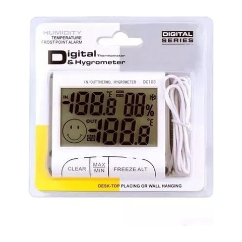 Termômetro com Higrômetro Lcd - Dc103