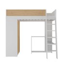 Ver imagem 6 de Cama Alta Infantil com Guarda-roupa Mezzo