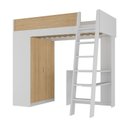 Ver imagem 7 de Cama Alta Infantil com Guarda-roupa Mezzo