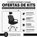 Ver imagem 7 de Cadeira de Escritório Presidente Tela Mesh Cádis Preto