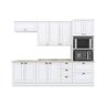 Cozinha Modulada Henn Americana 7pçs (2 Armários 2 Balcões 1 Paneleiro 2 Complementos) C7p01 - 1