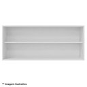 Ver imagem 5 de Balcão de Pia Manu 120cm e Armário Aéreo Andréia Amêndoa Branco - Ajl