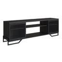 Ver imagem 2 de Rack Industrial para TV até 60 Polegadas 183cm e Portas Teladas P1027 Preto