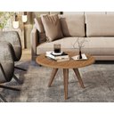 Ver imagem 2 de Mesa de Centro Decorativa Lívia Tripé Pés Palito – Jm3 Móveis:freijó