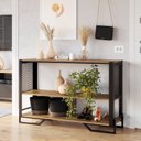 Ver imagem 1 de Aparador 2 Prateleiras Estilo Industrial Telado P1021