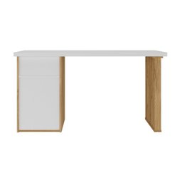 Escrivaninha Elegante com Pés Ripado 2 Gavetas e 1 Nicho Florence - 15