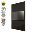 Ver imagem 4 de Painel de Tv P/ Sala de Reunião 195cm X 110cm Pp F5 Office Cor:preto