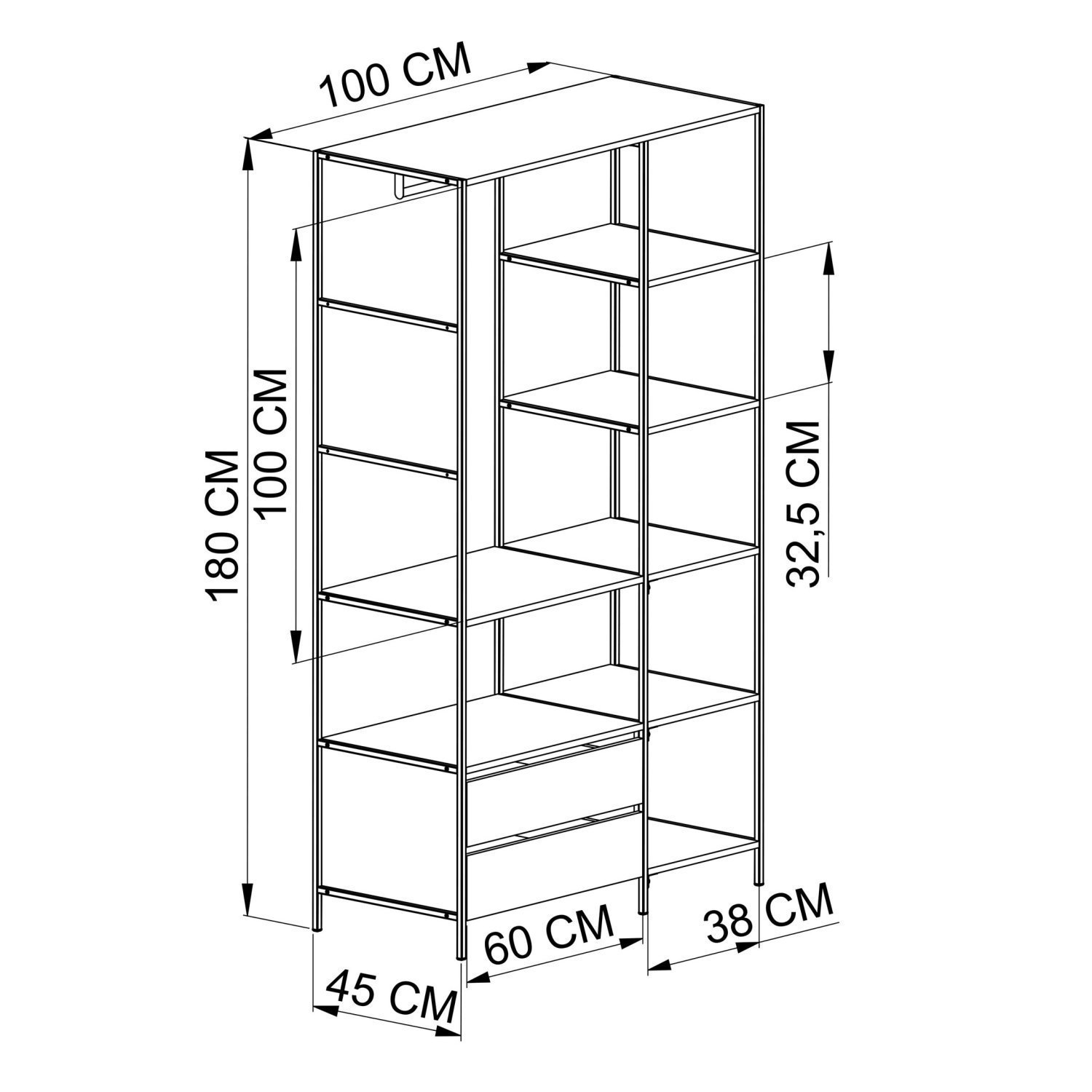 Guarda Roupa Closet Industrial P1025 - 4