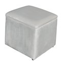 Ver imagem 6 de Poltrona Laura Amamentação Balanço Mais Puff - Quarto Bebê Amamentação - Veludo - Estopar Laura Mais