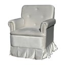 Ver imagem 3 de Poltrona Laura Amamentação Balanço Mais Puff - Quarto Bebê Amamentação - Veludo - Estopar Laura Mais