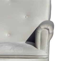 Poltrona Laura Amamentação Balanço Mais Puff - Quarto Bebê Amamentação - Veludo - Estopar Laura Mais - 4