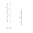 Ver imagem 2 de Cabideiro Vertical 6 Ganchos London