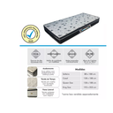 Ver imagem 2 de Colchão Solteiro SEMIK COLÇHÕES Mola Pocket - Molas ensacadas - 88×188×26