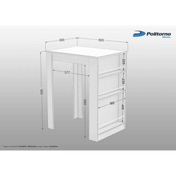 Mesa Ilhéus - Politorno - Branco - 8