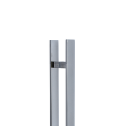Puxador para Porta Barra Chata Aço Inoxidavel 80cm Polido - 2
