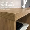 Armário Para Escritório Ou Home Office Space Com 1 Porta 2 Gavetas E Tampo Em Tamburato - 10