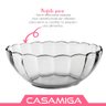 Saladeira Fruteira Bowl Tigela Vidro Transparente 1600ml - 3