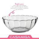 Ver imagem 3 de Saladeira Fruteira Bowl Tigela Vidro Transparente 1600ml