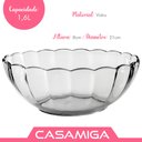 Ver imagem 4 de Saladeira Fruteira Bowl Tigela Vidro Transparente 1600ml