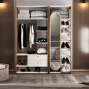 Ver imagem 1 de Kit Closet Cali 2 Gavetas e Sapateira com Espelho